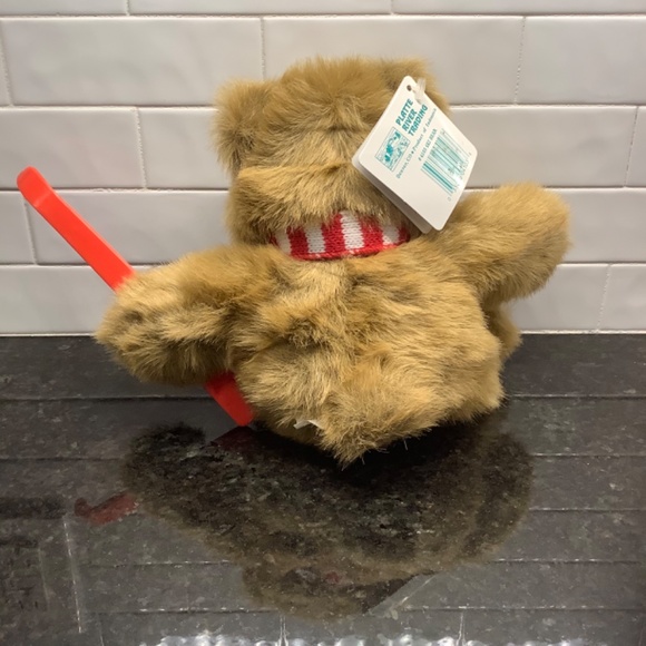 Brown Ski Bear Stuffed Animal - Picture 4 of 7